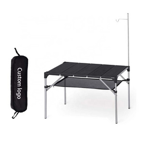 Custom Lightweight Portable Foldable Aluminum Hiking Picnic BBQ Outdoor Folding Camping Table