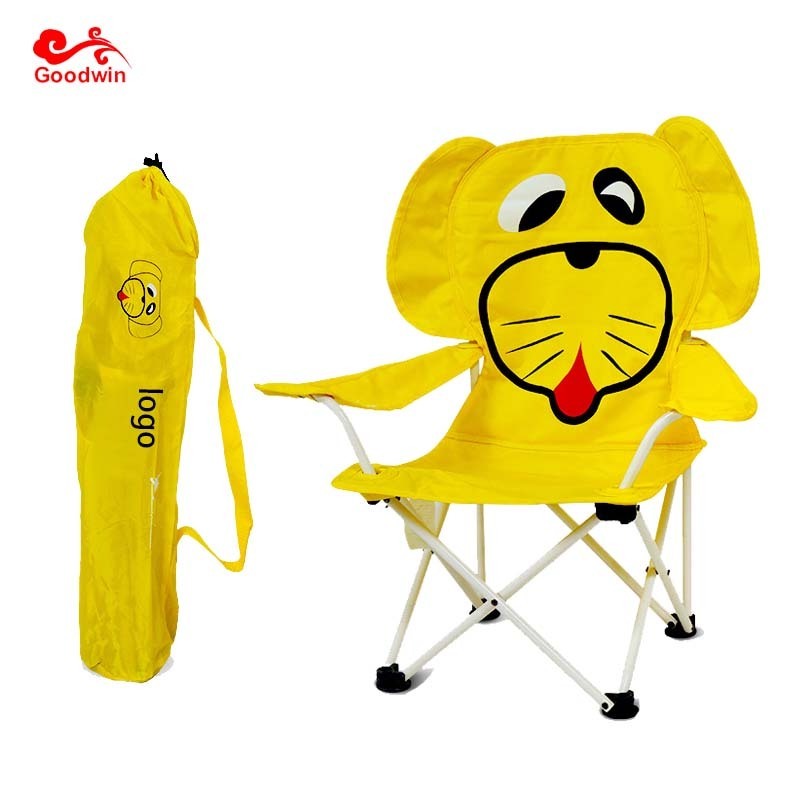 Wholesale Children Animal Print Foldable Outdoor Fishing Camping Folding Beach Chair For Kids