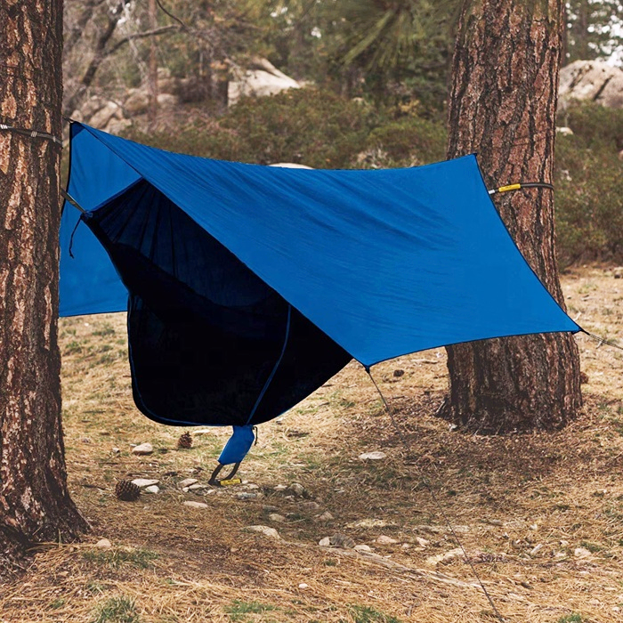 Lightweight for Camping Backpacking and Outdoor Adventure  PU 2000mm Waterproof Hammock Tarp Hammock Shelter Hammock Rain Fly