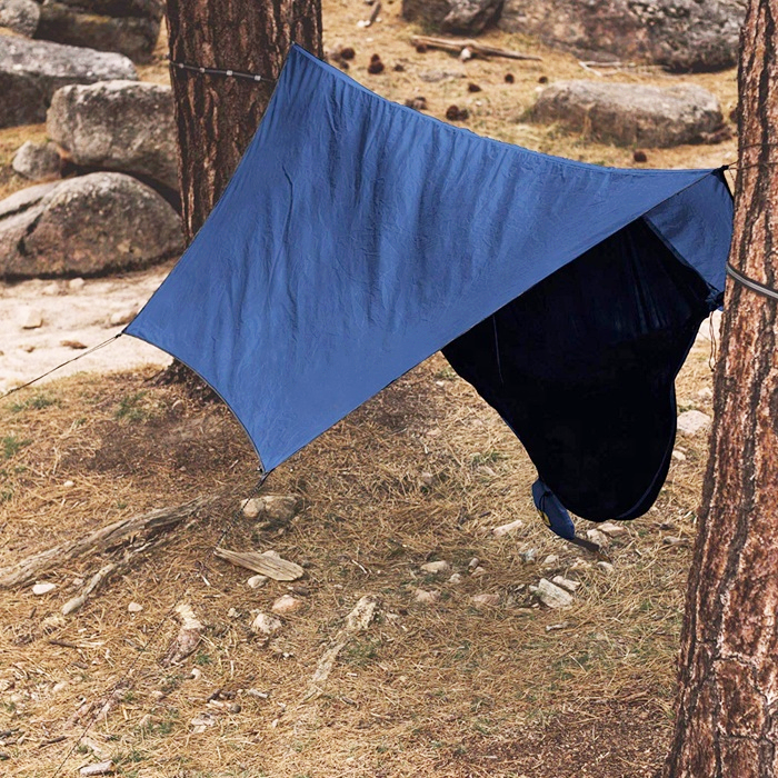 Lightweight for Camping Backpacking and Outdoor Adventure  PU 2000mm Waterproof Hammock Tarp Hammock Shelter Hammock Rain Fly