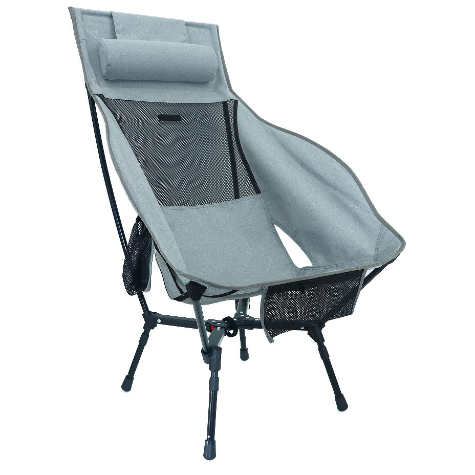 Ultralight Outdoor High Back Camping Chair Lightweight with Headrest