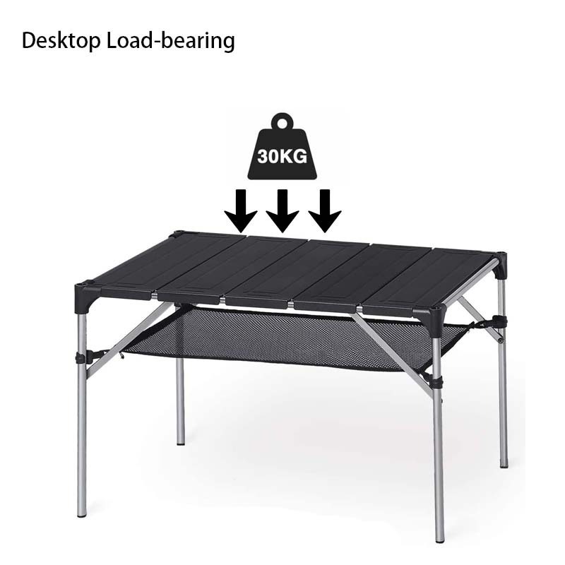 Custom Lightweight Portable Foldable Aluminum Hiking Picnic BBQ Outdoor Folding Camping Table