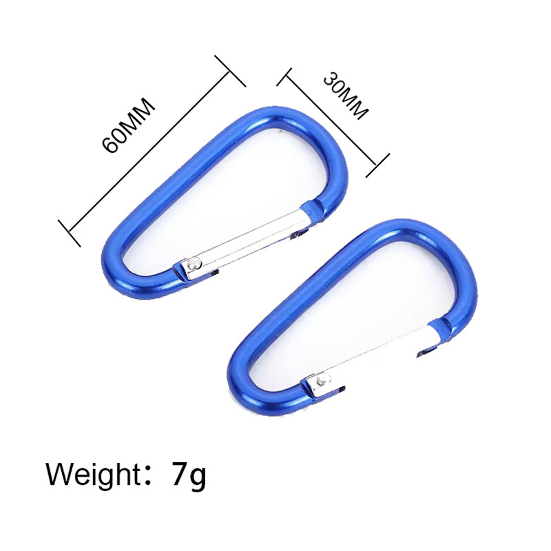 Aluminum Key Rings Wholesale Carabiner Keychain Hooks and Rings Carabiner for Dog Leash