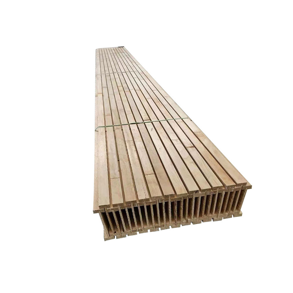 JIA MU JIA pine material I Joist 63mmx300mm roof construction  wood beams