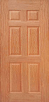 Waterproof interior single door leaf Melamine door skin  from SHANDONG GOOD WOOD JIA MU JIA