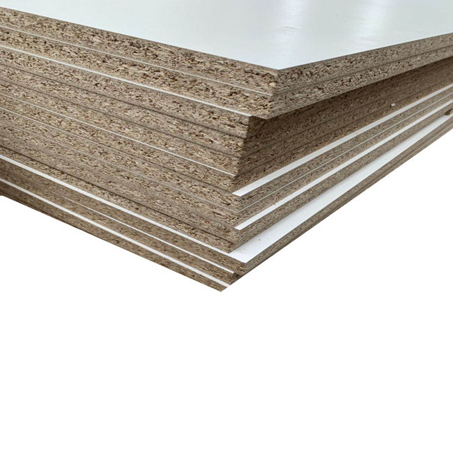 JIA MU JIA eco friendly laminated chipboard size 2x4 4x4  E0 glue thickness laminated chipboard