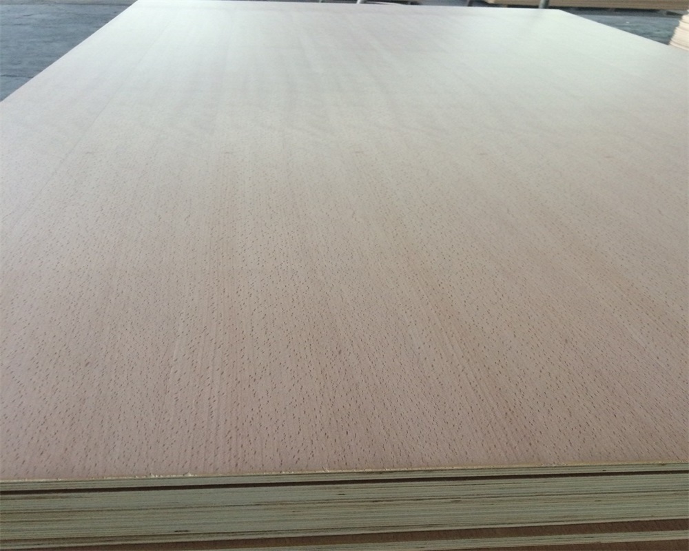 GOOD WOOD JIA MU JIA natural beech wood plywood veneer faced plywood