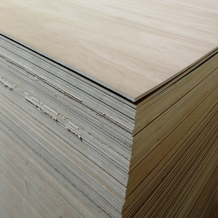 JIAMUJIA Laser Cut Box Mdf Plywood Board Laminated High Pressure Film White Oak Veneer Okoume Marine Plywood 4mm