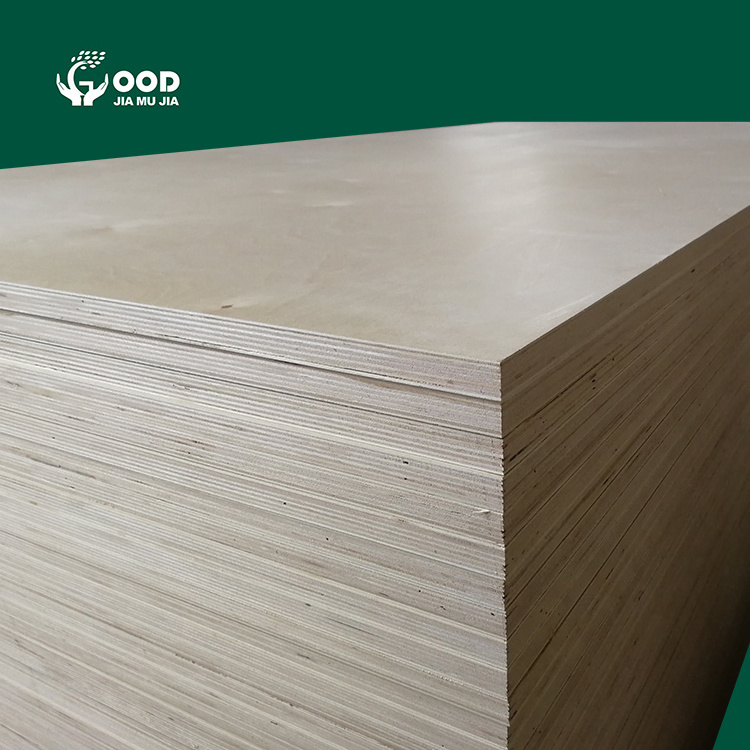 JIA MU JIA A grade  wood veneer plywood commerical birch plywood