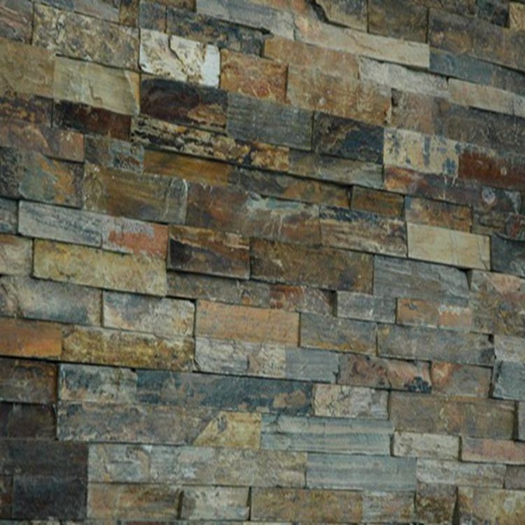 Cheap Natural Rusty Slate exterior marble wall cladding stone wall