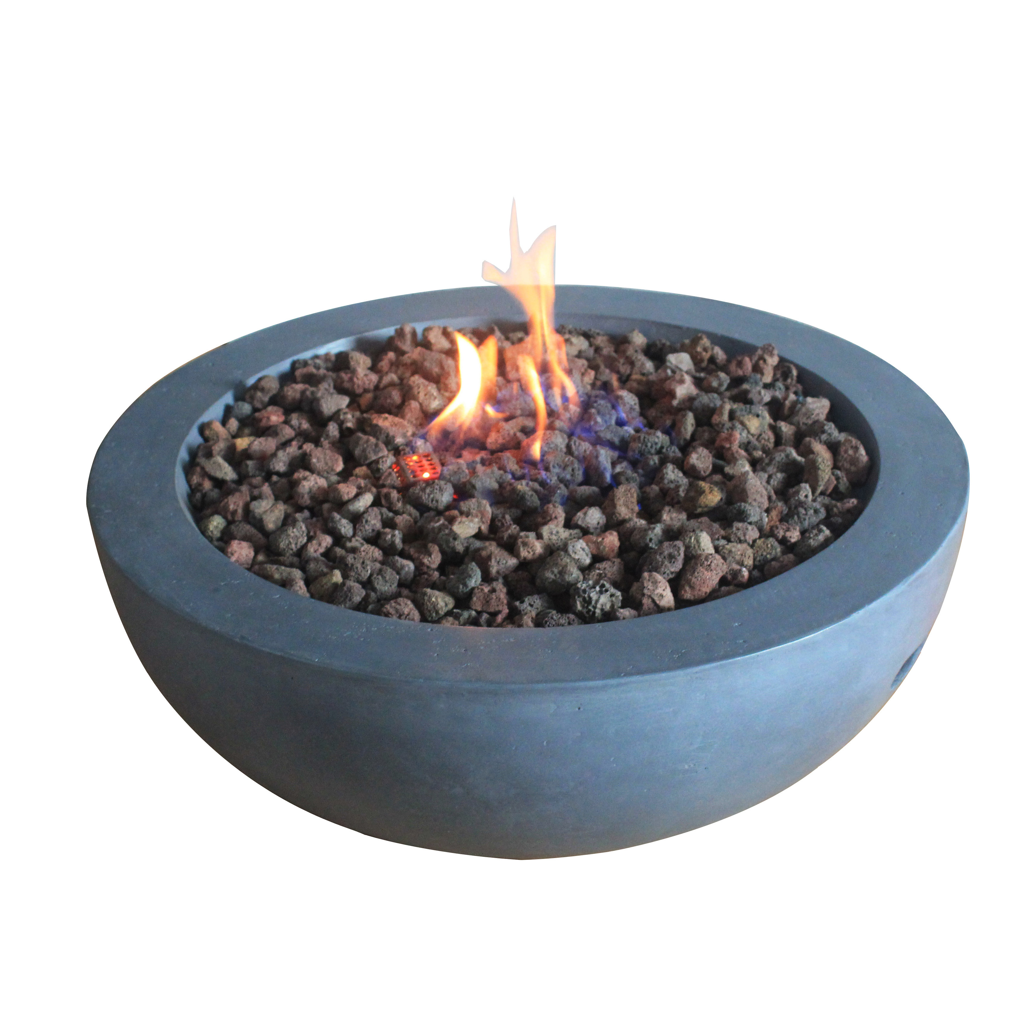 outdoor furniture garden set natural gas propane fire pit table