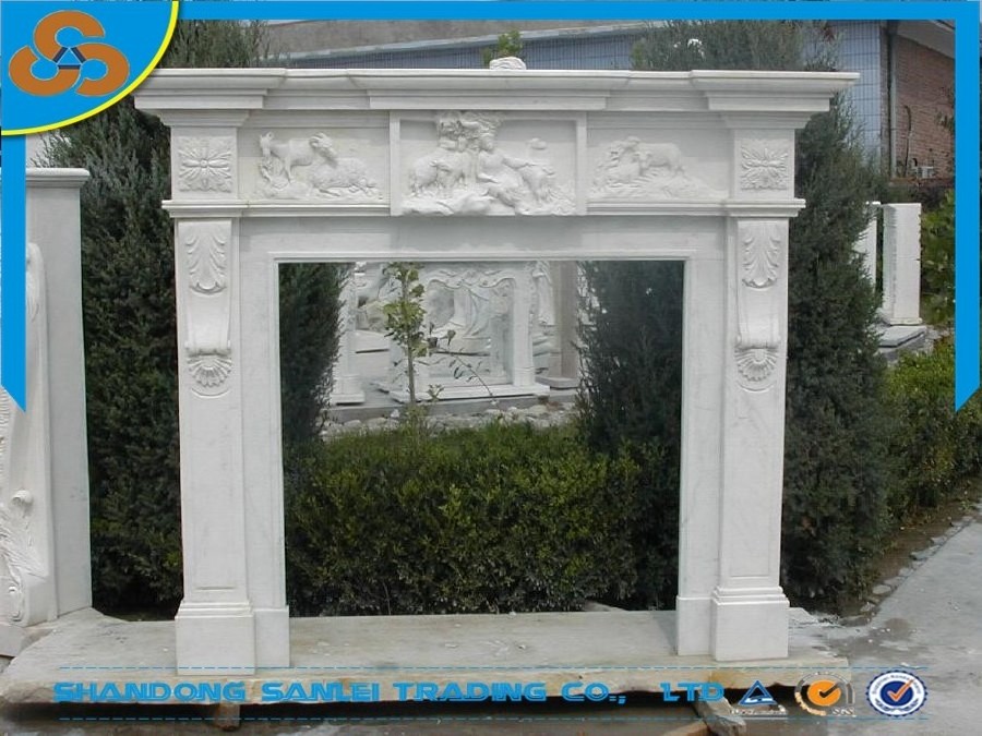 outdoor marble fireplace electric fire place