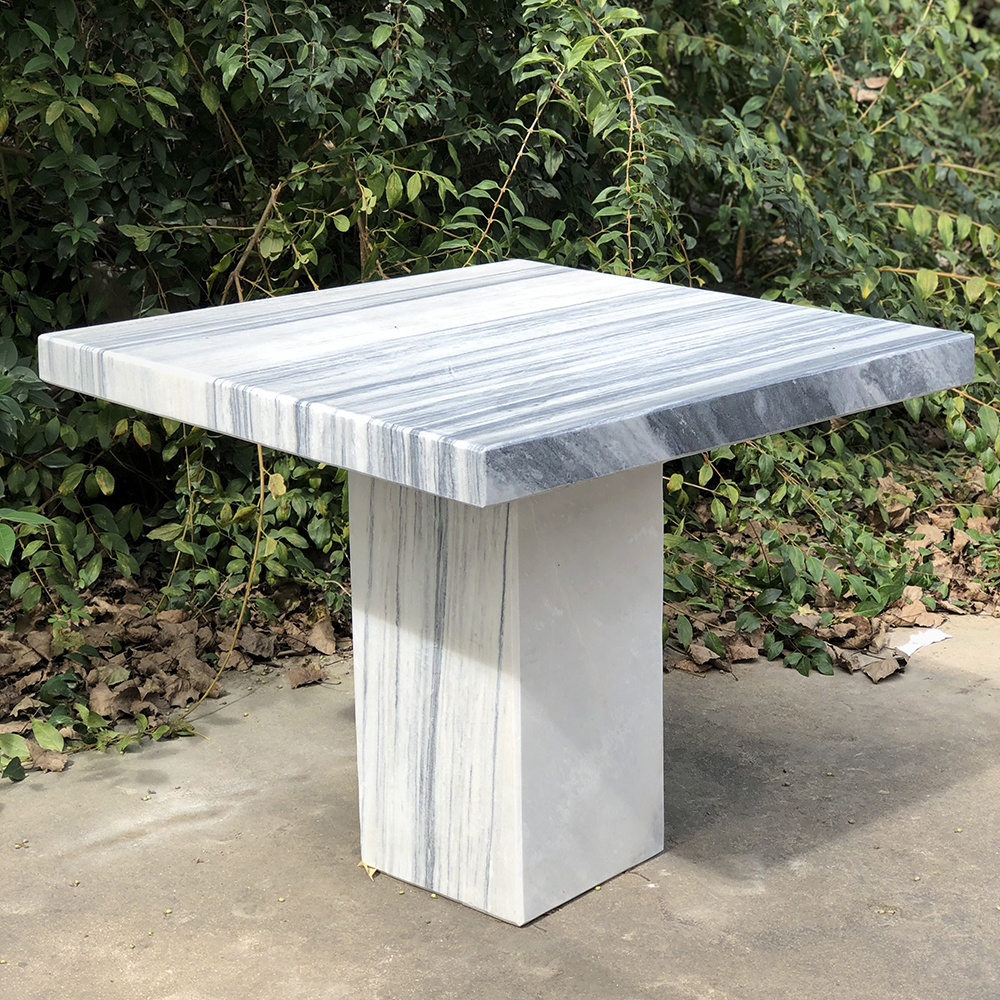 Outdoor garden landscaping marble and granite garden stone tables