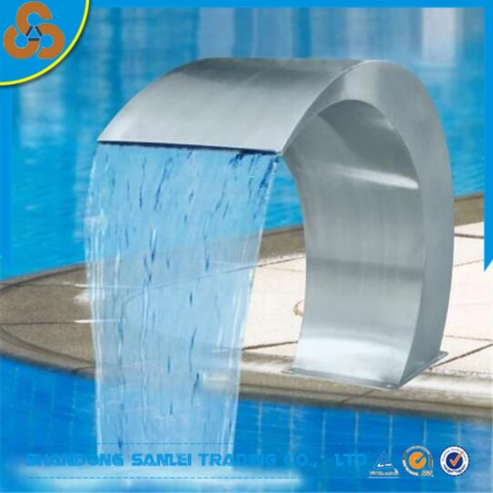 Indoor decoration wall fountain waterfalls Stainless steel waterfall