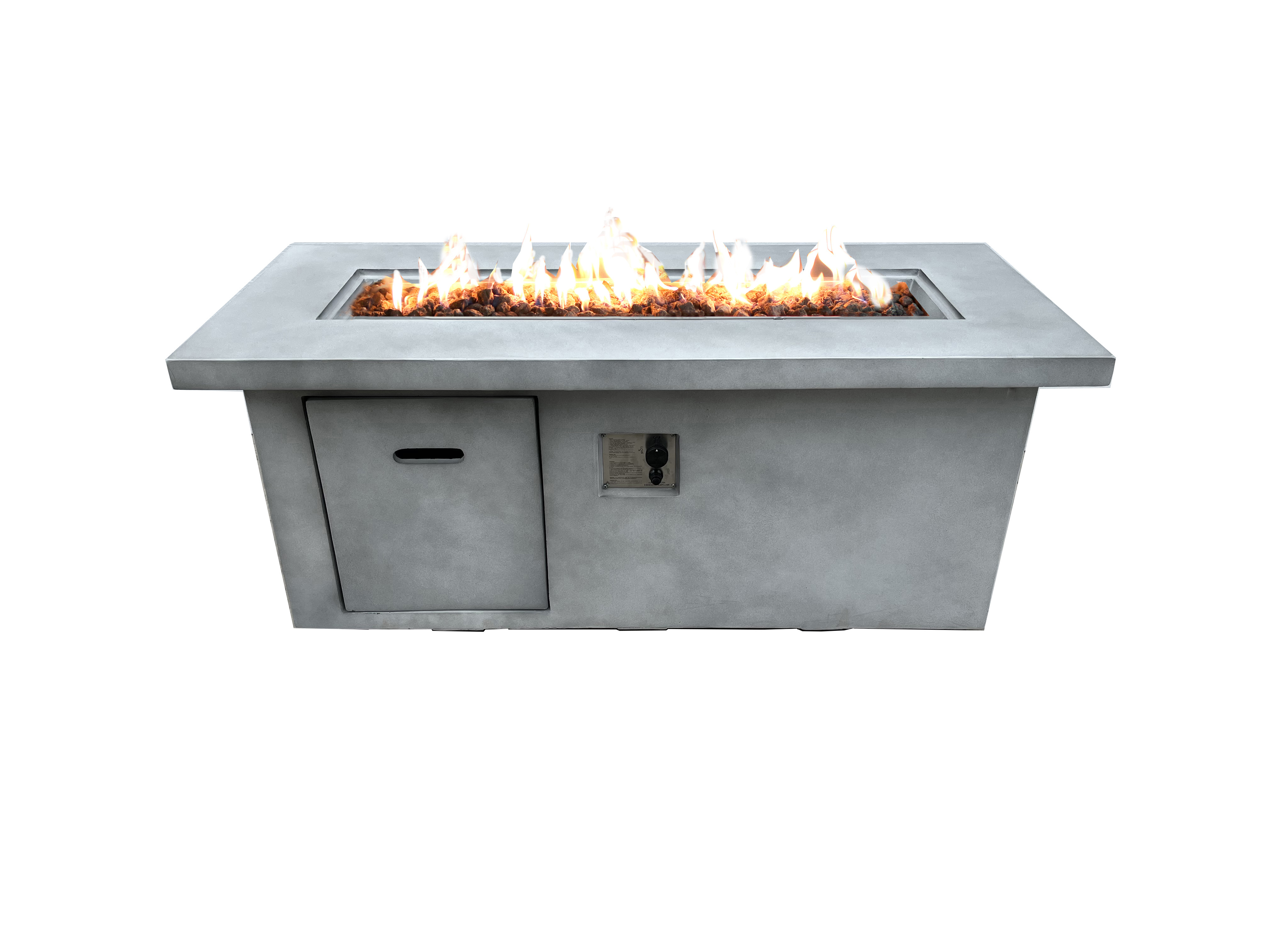 GRC Outdoor Fire Pit Table Backyard Concrete Fire Pit