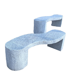 Garden granite stone bench park bench