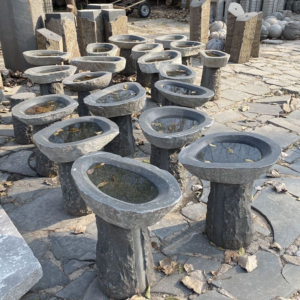 outdoor decorative granite stone bird bath bowls for sale