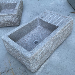 stone trough grey red granite outdoor big sink washing equipment