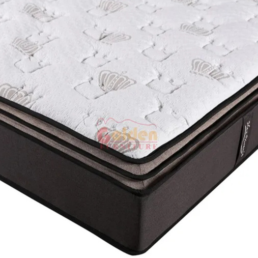 Hypo-allergenic compressed package mattress Double Pillow Top Infrared Heat Mattress single twin full queen king size mattress