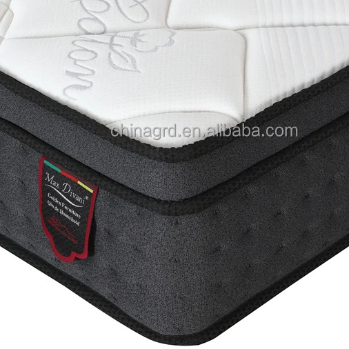 Hot used in box hybrid memory foam pocket spring mattress Hypo-allergenic twin full queen king size mattress for hotels