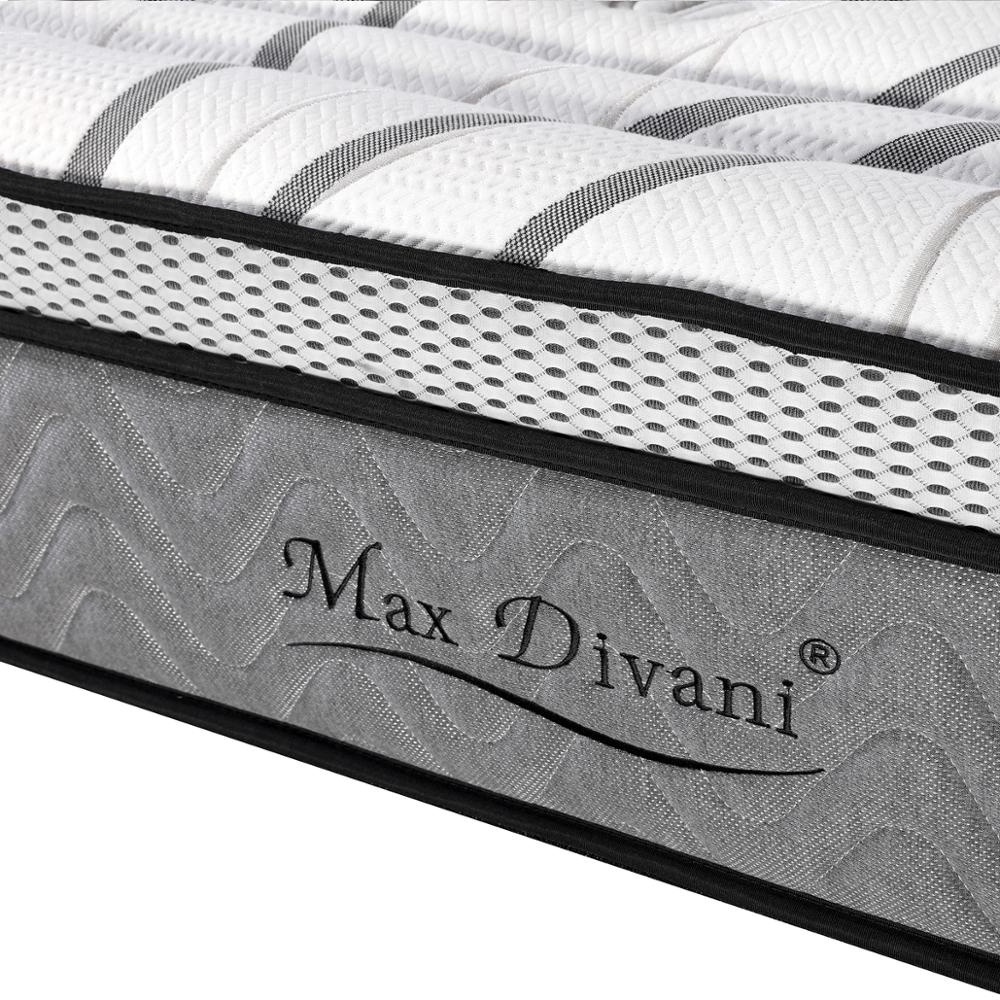 Hypo-allergenic hot sale folding single queen full twin size pillow top bonnell spring pocket spring mattress