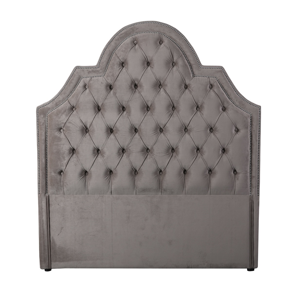 durable and nice crystal button hotel bed headboard