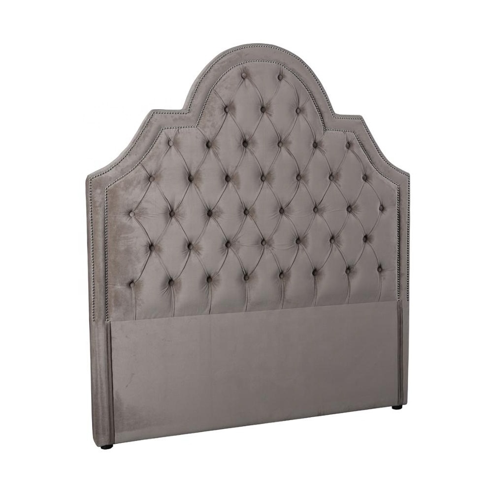 durable and nice crystal button hotel bed headboard