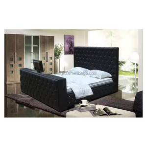 latest design bed high quality remote control lift queen size tv bed modern bedroomsets for bed room furniture