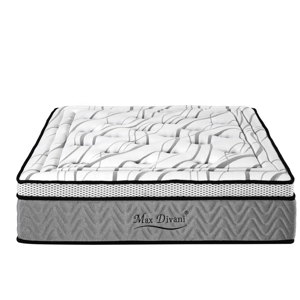 Hypo-allergenic hot sale folding single queen full twin size pillow top bonnell spring pocket spring mattress