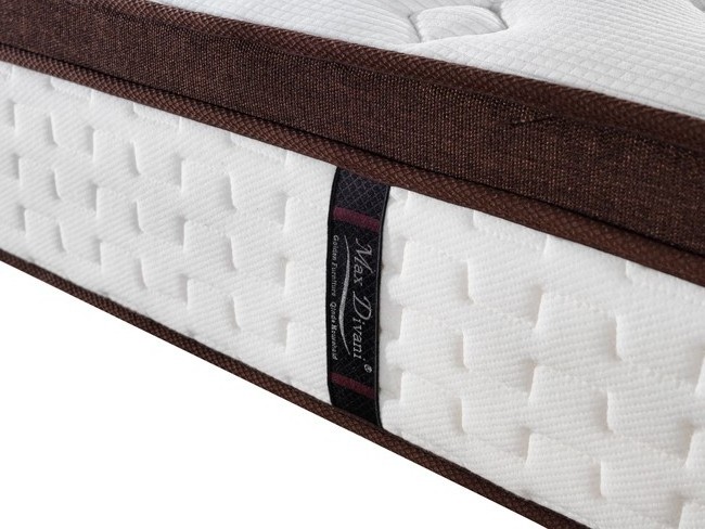 Hypo-allergenic folding mattress knitted fabric convoluted foam mattress natural latex pocket spring bed mattress for hotels