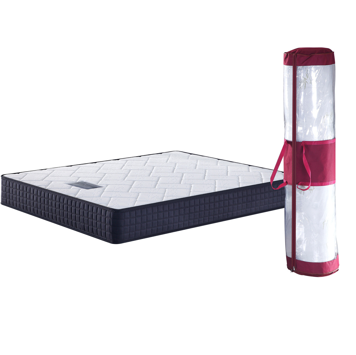 BS7177 UK fireproof standard latex mattress hot sale cheap price apartment roll up mattress memory foam mattress