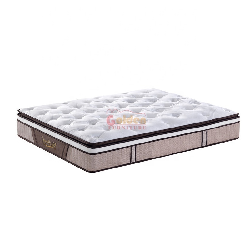 Hypo-allergenic cheap price hybrid latex pocket spring mattresses spring memory foam bed mattress is best for hotels