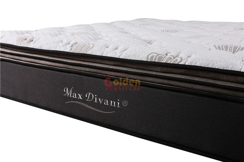 Hypo-allergenic compressed package mattress Double Pillow Top Infrared Heat Mattress single twin full queen king size mattress