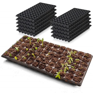 Propagator for Seeds Growing Plant Seedlings Propagation Gardening Germination Trays Drain Holes Reusable Plant Grow Plug Tray