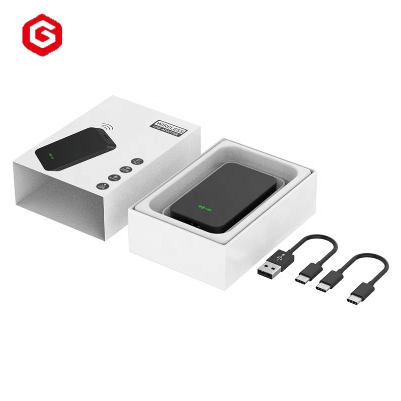 Original Android auto smart ai box wired to wireless CarPlay portable streaming box carplay dongle Support OTA upgrade