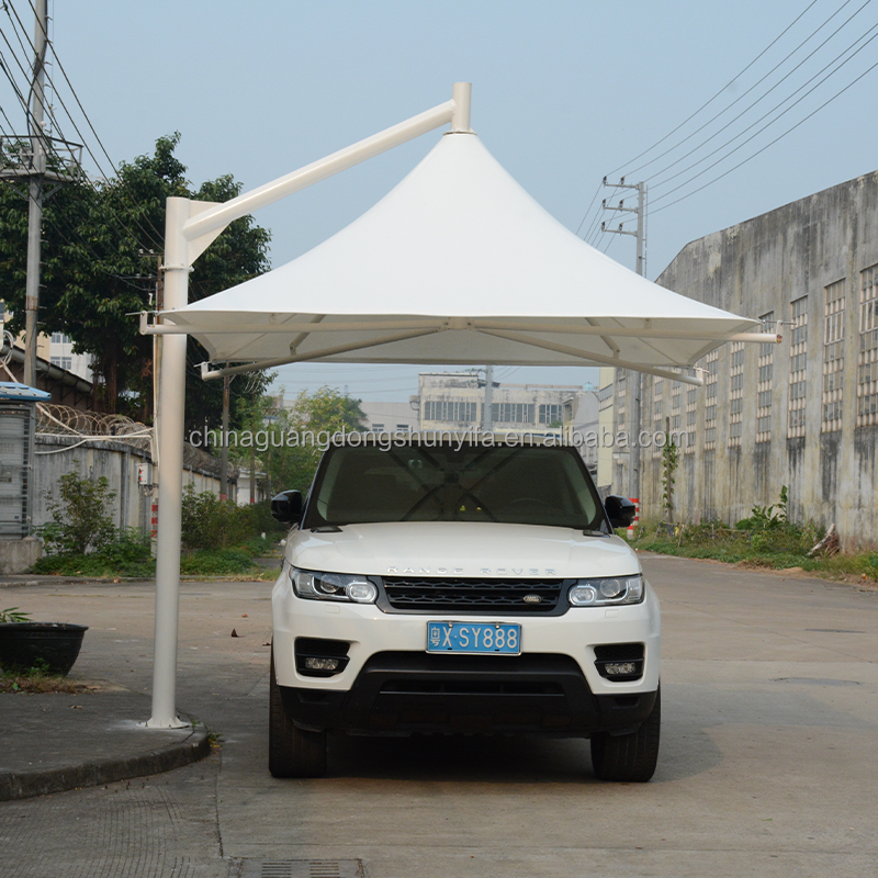 Pool Resort Tensile Membrane all aluminum swimming pool family party car parking Umbrella