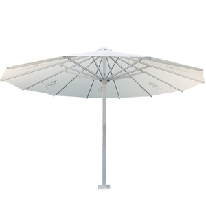 customized big size huge outdoor umbrella bear coffee drink bar parasol telescopic patio umbrella 5*5 furniture parasol