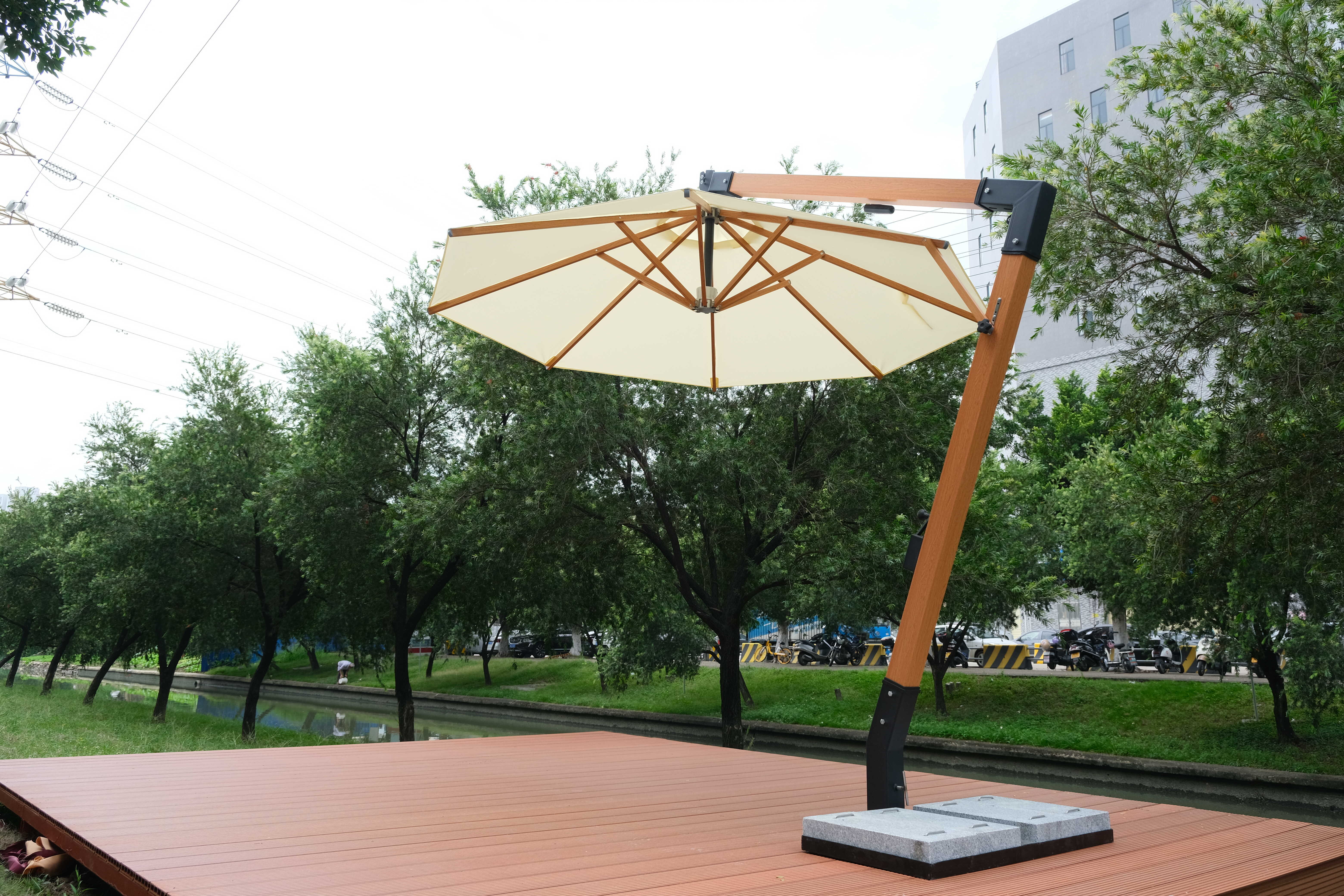 round cantilever umbrella hanging street umbrella replacement cover 3m x 3m cantilever umbrella automatic stick