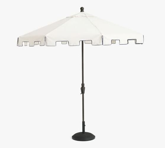 HOT SALE parasol customized advertise over size flower umbrella decoration garden umbrella side table with hole