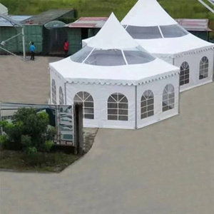 pagodaa tent outdoor event Aluminum Alloy shade Frame Party Wedding trade show High PVC Fabric Custom Marquee Pagoda Tent