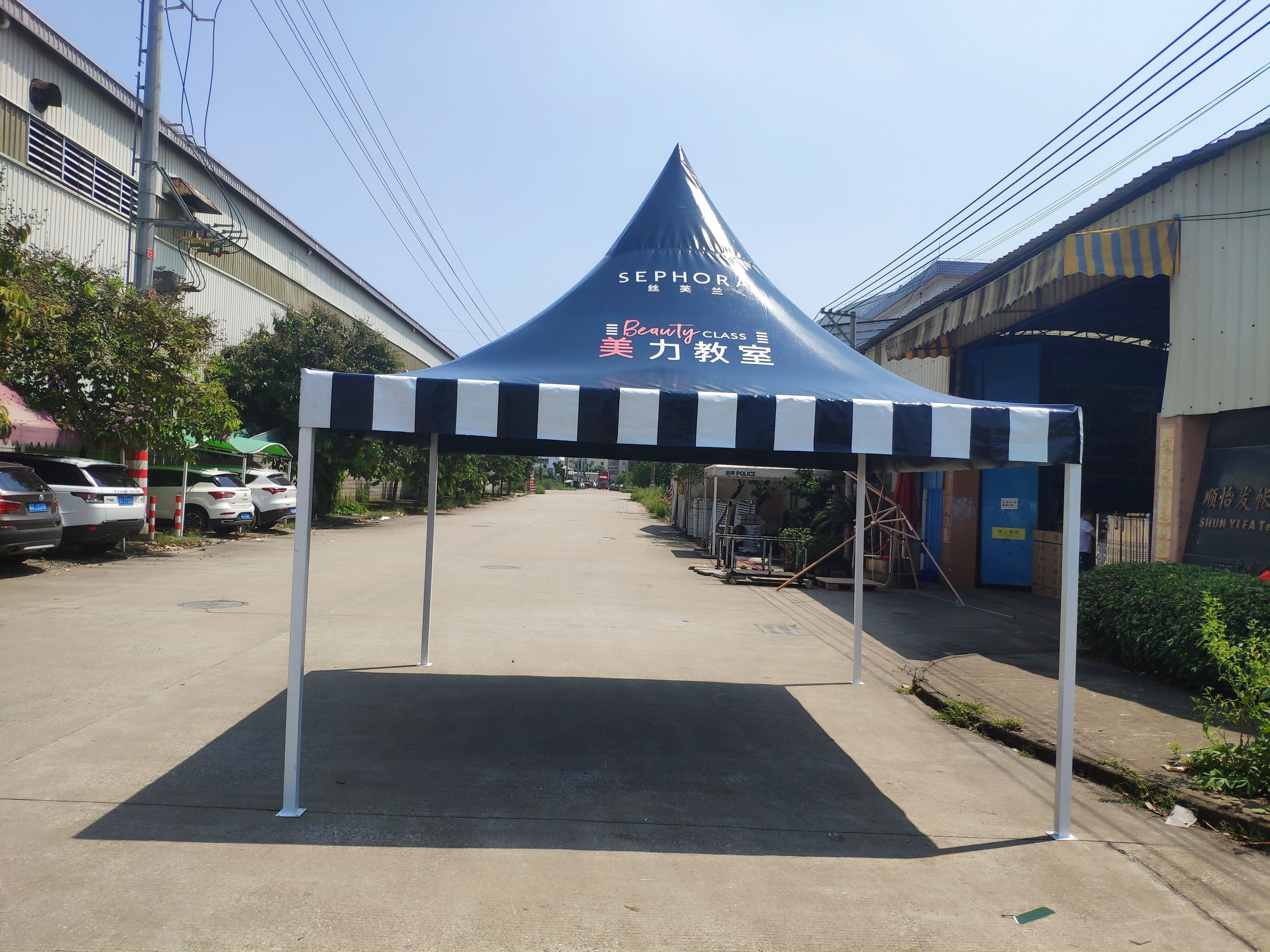 enclosed canopy vendor tent window closed sides customized retractable storage tent church tents for sale used