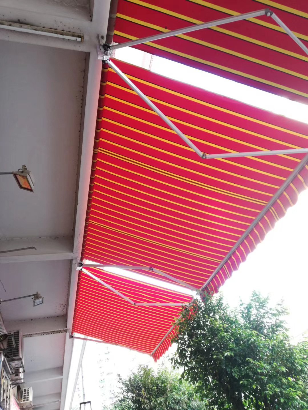 ce parasols umbrellas outdoor professional waterproof  awning awning components retractable folding arm awning