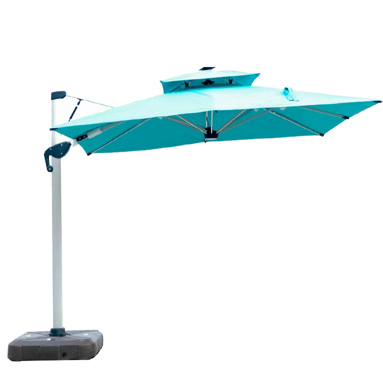 outdoor dining table for Roman umbrella garden umbrella patio sun rain wind cover umbrella