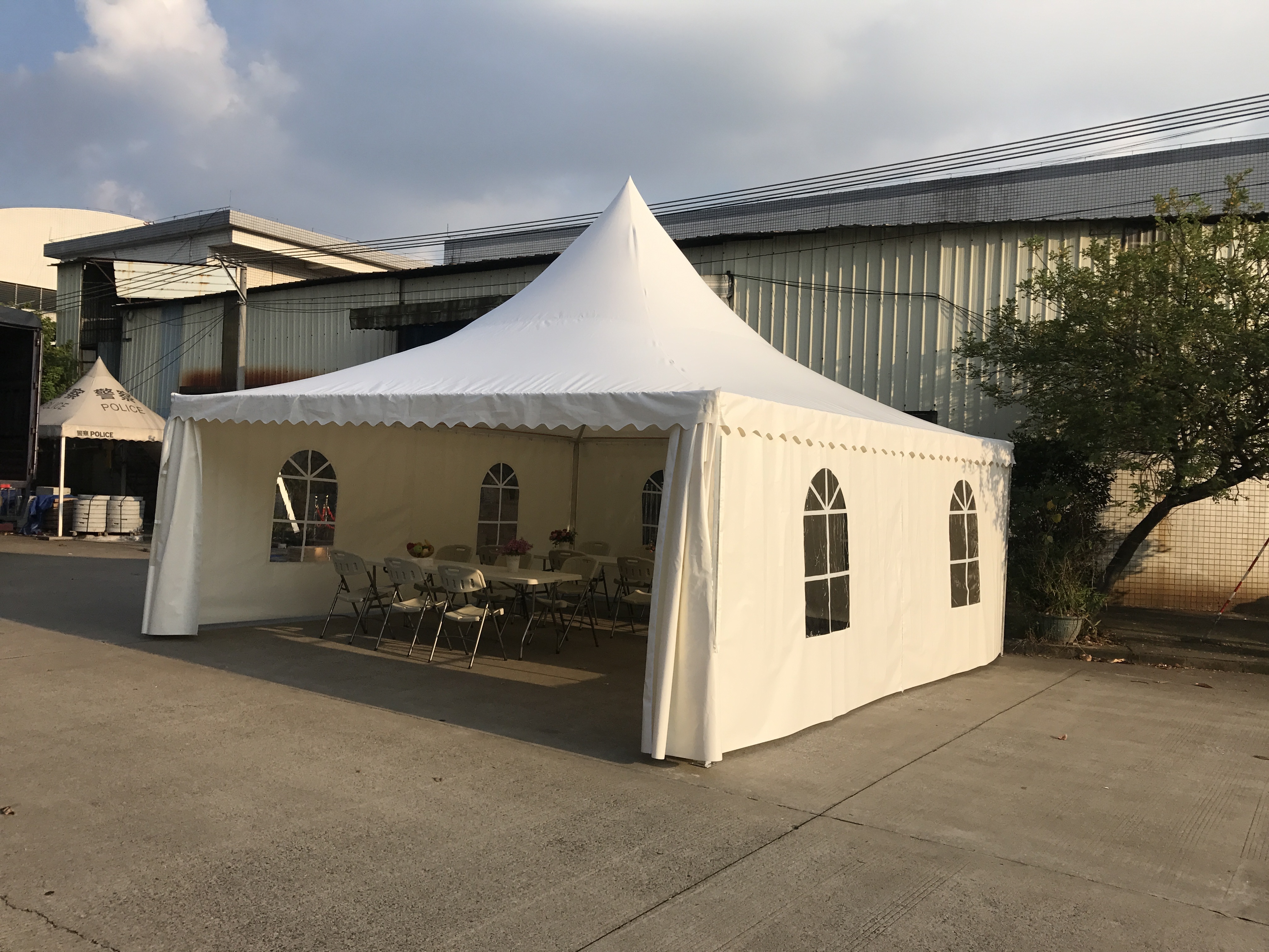 pagodaa tent outdoor event Aluminum Alloy shade Frame Party Wedding trade show High PVC Fabric Custom Marquee Pagoda Tent