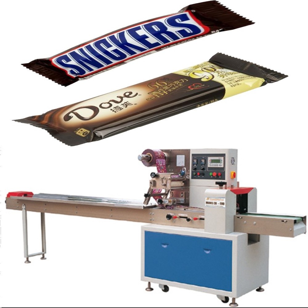 Automatic Packing Machine Candy Packaging Machine Chocolate Bar Foil Wrapping Machine