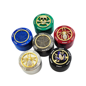 Creative unique cool fancy cute decorative pretty dry crusher diamond herb spice grinder