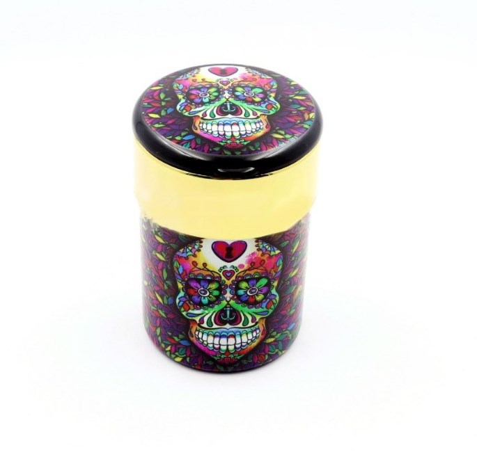 customizable creative skull led lighter up electric air smokeless ashtray with cover odorless ghost head car ashtray