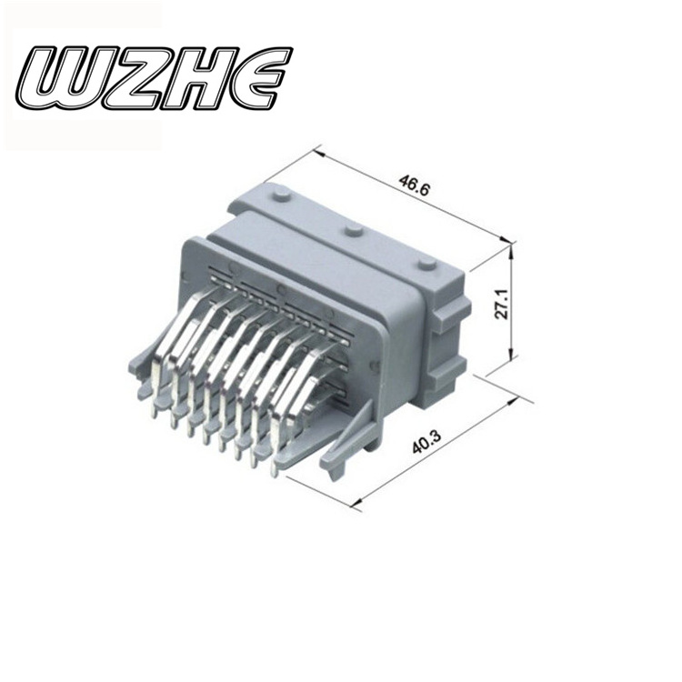 WZHE 24 pin plastic enclosure box ecu plastic box enclosure electronic H24-3 for automotive connector