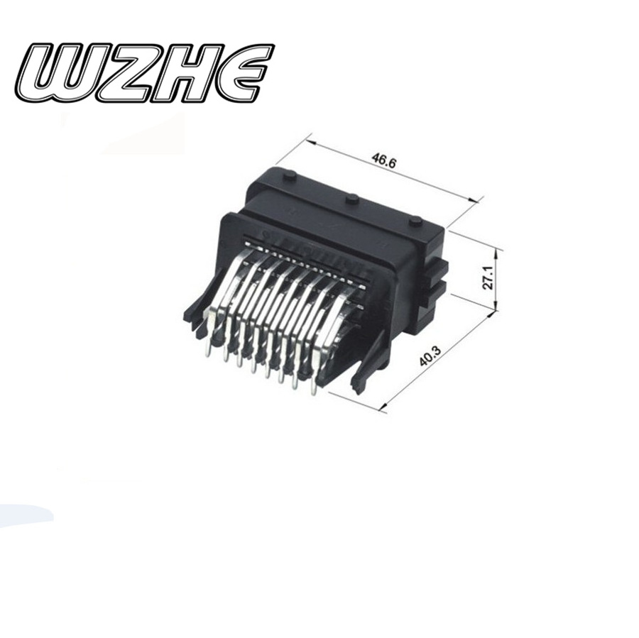 WZHE 24 pin plastic enclosure box ecu plastic box enclosure electronic H24-3 for automotive connector