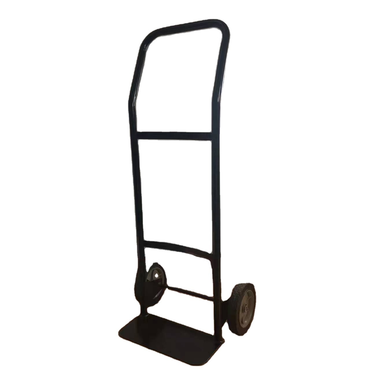 Black mini trolley with solid tires Small trolleys   Heavy-duty trolleys   solid wheel  hand truck